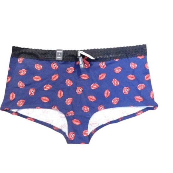 Torrid Size 2X Boy short Lace Trim Lot of 2 Plus Size Panties NWT - Picture 1 of 4